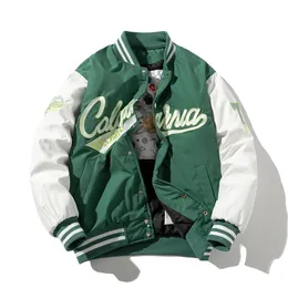 Inverno varsity jaqueta homens mulheres bordado carta hip hop jaqueta de beisebol vintage moda streetwear casaco com capuz roupas retro 240113