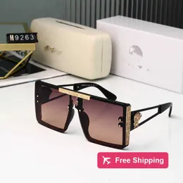 Designer Sunglasses Beauty head sunglasses Women's net red Large box sun protection sunglasses Women's glasses 5P9N