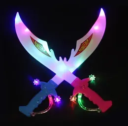 50pcs Led Toys Electronic Light Knife Simulation Children's Toys Sword Colorful Flash Swords Gifts For Kids SN2122