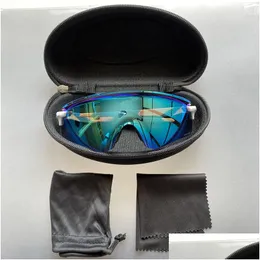 Outdoor Eyewear Uv400 Bicycle Glasses 9471 Men Women Sports Cycling Bike Sunglasses Riding Goggles 1 Lens With Case Drop Delivery Ou Dh8Ab