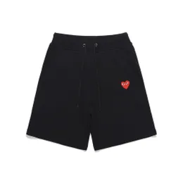 Neuer Stil Hochwertiger Designer Com Des Garcons PLAY CDG Schwarze Shorts Rotes Herz Unisex Japan Hose Beste Qualität EURO-Größe