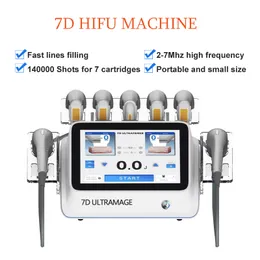 Professional 7D HIFU Focused Ultrasound Facial Lifting Machine Body Cellulite Removal Skin Tightening Beauty Salon Equipment