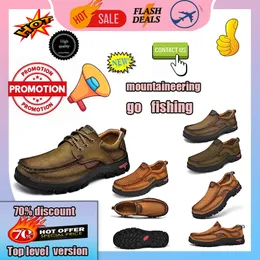 Sapatos de caminhada casual plataforma designer sapatos de couro para homens mocassins oversized de couro genuíno para homens deslizamento casual e tênis de treinamento de couro resistente ao desgaste