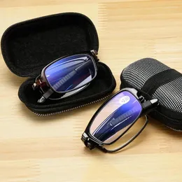 Sunglasses Trend TR90 Frame Reading Eyeglasses Folding Portable Presbyopia Glasses Anti-fatigue Computer Eyewear Diopter 1.0 To 4.0