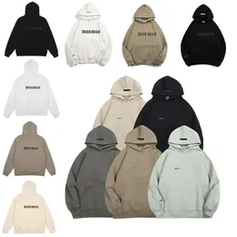 Ess Hoodies Mens Hoodie 디자이너 후드 Women Women Home Fashion Trend 친구 Home Black and White Grey 인쇄 편지 Top Dream Hoodie 910