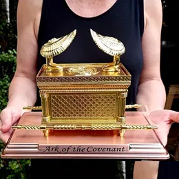 تمثال الفنون والحرف التمييز من Enant Gold Plated Copper Stand Stakers Styplica تمثال يهودي هدية هدية تسليم DHCFA