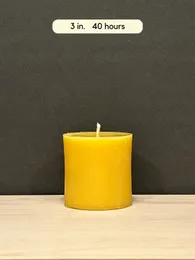 Столбовые свечи из чистого пчелиного воска | Подарочный набор "Столб из пчелиного воска" ручной работы
