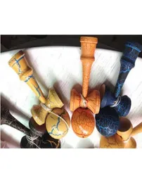 Продажа японских традиционных деревянных игрушек Kendama Skills Ball Полный трещина Нефритовый меч-шар 185 см Kendama Gift8682404