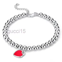 Bracelets Designer Bracelet for Women Love Heart Bracelet Luxury Jewelry Silver Red Blue Pink Titanium Chain Designers X1RH 4CL8 6CHM YS5F
