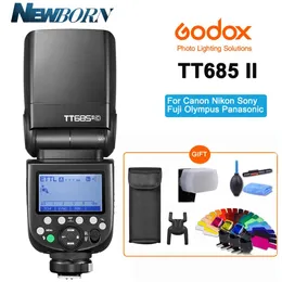 Sacos Godox Tt685ii Tt685c/n/s/o/f Flash Ttl Flash Speedlite Alta Velocidade 1/8000s Gn60 Sapata para Canon Nikon Sony Olympus Fujifilm