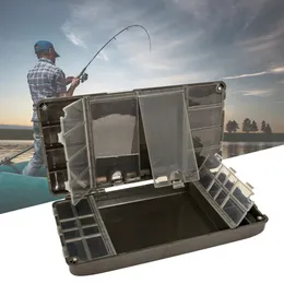 Pudełko rybackie karpia przenośna mucha przechowywanie magnetyczne komory wielofunkcyjne akcesoria przekładni 240113