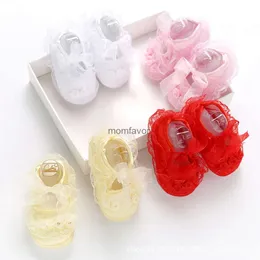 New First Walkers Baby Girl Shoes First Walkers Lace Floral Newborn Baby Shoes Princess Infant Toddler Baby Shoes for Girls Party