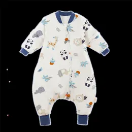 Baby Schlafsack Cartoon Kinder Pyjamas Infantil Zeug Für Vier Jahreszeiten Baumwolle Kleinkind Sack Kinder Nachtwäsche Bettwäsche Overall 240112