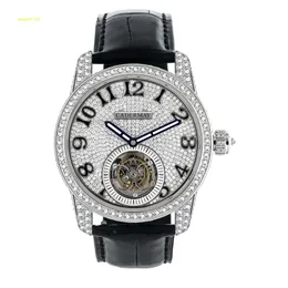 Cadermay Luxury Classics Men Wristwatch Hand Set Moissanite Diamond 316L Sapphire Case Mans Automatic Tourbillon Watch