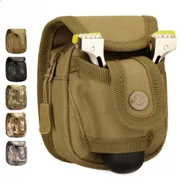 Väskor 1 datorer Slingshot Pouch Tactical Army Phone Holder Sport midjebälte fodral Molle Bag Camo Väskor Jaktutrustning utomhussport