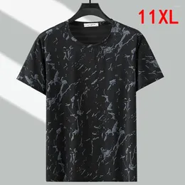 メンズTシャツ夏のクールなTシャツメンプラスサイズ11xl 12xlトップスティーティーズ男性半袖シャツファッションカジュアルランニング