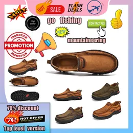 Designerska platforma skórzane buty dla mężczyzn oryginalne skórzane mokasyny Casual Anti Slip T Dezodoryzacja Trenowania Rozmiar 38-48