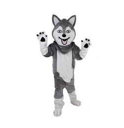 Yeni Wolf Fursuit Köpek Fox Maskot Kostümleri Noel Fantezi Partisi Elbise Karikatür Karakter Kıyafet Takım Yetişkinler Karnaval Paskalya Reklamları