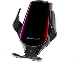 Soporte de carga inalámbrico para coche con Sensor inteligente R3, cargador inalámbrico rápido de 10W para iphone, Samsung, Huawei, Xiaomi5794965