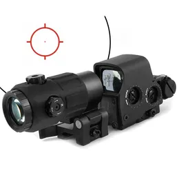 HolyWarrior S1 EXPS3-0 558 Holograhic och G45 5X Magnifier Hybrid Sight w/Original Marking Combo Drop Delivery