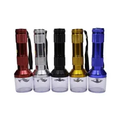 Flashlight style grinder aluminum alloy electric grinder cigarette lighter spot multi - color GT7013