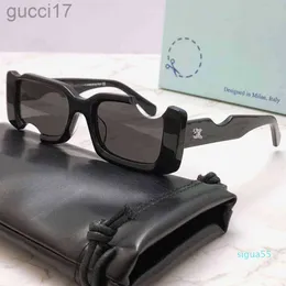 الأزياء W النظارات الشمسية الفاخرة 2022SS الرسمية أحدث مربع كلاسيكي الأزياء OW40006 لوحة بولي كربونات النظارات من النظارات والنساء مع W8LZ PNVA