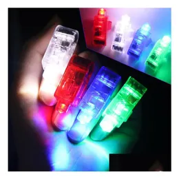 Led Beleuchtete Spielzeug Finger Ring Lichter Glow Laser Strahlen Party Flash Kid Outdoor Rave Propar Verkaufen Drop Lieferung