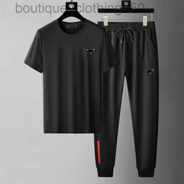 Luxur Designer Mens Tracksuits T Shirt Trousers Set Sweatshirts Womens Tees Casual Breatble Summer Duits Tops Pants Outdoor Sports Sport Sportswear Set Set