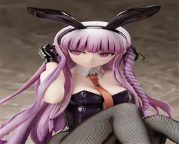 Anime ing kirigiri kyouko bunny girl action figure modell leksaker bstyle danganronpa tragger pvc sexig tjej vuxen samling q05225133016