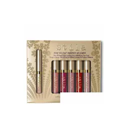 Lip Gloss Stila Makeup Stay All Day Liquid Lipstick And Glitterati Top Coat Kit Collection In 6 Shades Matte Cosmetic Sets Drop Delive Otanq