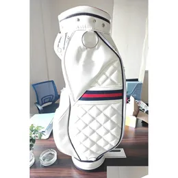 Golf Bags White Cart Uni Pu Makes Waterproof Lightweight Contact Us to View Pictures with Drop Delivery Sports Outdoors Otq9m