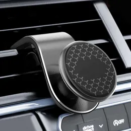 Magnetic Car Phone Holder Air Vent Clip Mount Rotation Cellphone GPS Support for Xiaomi Red Mi Huawei Samsung Phone Stand ZZ