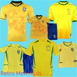 1998 Brazilian Football Trikot 2002 Vintage Children's Jersey Carlos Romario Ronaldinho 2002 Football Trikot 1994 Brasilien 1982 Rivaldo Adriano Jolington 1994