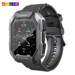 Devices SKMEI Smartwatch 1.71 inch IP68 Waterproof Heart Rate Monitor Pedometer Sport Bluetooth Swimming Smart Watch Men for android ios