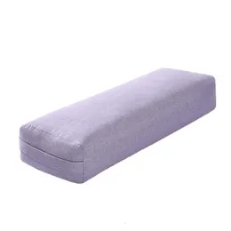 Yoga Pillow Soft Washable Polyester Rectangular Portable Bolster Sleep Fitness Supplies 240113