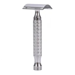 CNC 316L Stainless Steel Men's Manual Shaver Classic Double Edge Safety Razor 240112