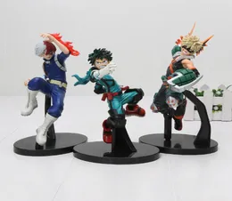 3PCSSet My Hero Academia Figue zabawki Midoriya Izuku Bakugou Katsuki So Todoroki SO No Hero Pvc Figure Model TOUS T2001068057377