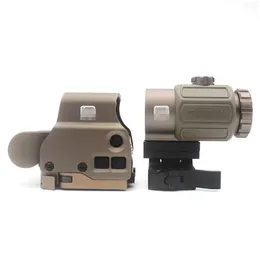 Holy Warrior Exps3-0 S1 Holograhic And G43 3X Magnifier Hybrid Sight W/Original Marking Combo Prefect Replica Drop Delivery