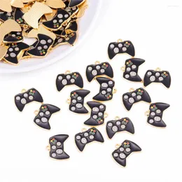 Charms 20st/Lot 20 26 Creative Alloy Drop Oil Retro Game Console Pendants For Boy Men DIY KeyChain Ornaments Making Accessories