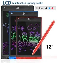 Tablet çizim tahtası çocuk039s grafiti sketchpad oyuncakları 85 inç 10 inç 12 inç lcd el yazısı blackboard büyüsü ile u2373762