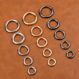 50 Stück zu öffnender Schlüsselanhänger aus Metall mit Federtor, O-Ring, Leder, Tasche, Gürtel, Schnalle, Hundekette, Schnappverschluss, Clip, Auslöser, Gepäck 240112