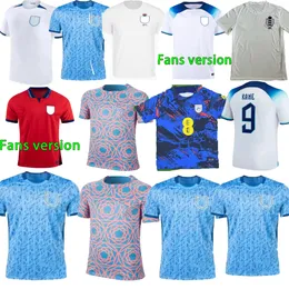 2023 2024 ENGlANDS soccer jerseys KANE RASHFORD GREALISH STERLING MOUNT FODEN SAKA 23 24 children Men kit national team Sport football shirt