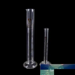 Packing Bottles Wholesale Selling 10Ml New Graduated Glass Measuring Cylinder Chemistry Laboratory Measure Drop Delivery Office School Dhldu