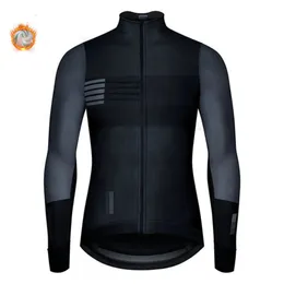 Spanien Winter Thermische Fleece Jacke Radfahren Jersey Langarm Ropa Ciclismo Hombre Fahrrad Tragen Fahrrad Kleidung Maillot 240113