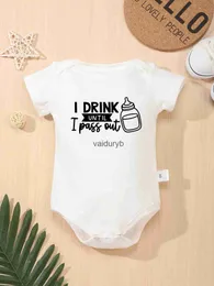 Rompers I Drink Milk 'Cute Style Printed Four Seasons Suitable for Boys and Girls Material Comfortable Baby Clothingvaiduryb