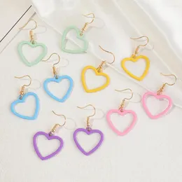 Stud Earrings Anime Korean Gothic Cute Eyaring Women Girls Jewelry Simple Net Red Love Show Face Thin Lovely Fresh