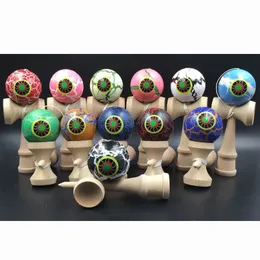 6 cm Kendama Professionelles Spielzeug Kendama Skill Jonglierbälle Spielzeug für Kinder Erwachsene Farben Zufälliges Geburtstags-Weihnachtsgeschenk 240112