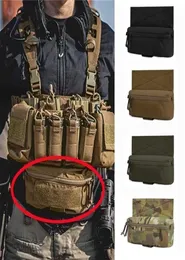 Outdoor Bags Tactical Vest Dangler Drop Pouch Mini Abdominal Dump Fanny Pack for JPC CPC LBT D3CR MK3 MK4 Plate Storage 2209088480773