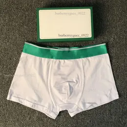 Mens Boxer Briefs Underwear Cuecas Designer Underwear Boxers França Marca Homem Conton Moda 7 Cores Tamanho Asiático Sem Caixa Calcinha Verde Calcinhas