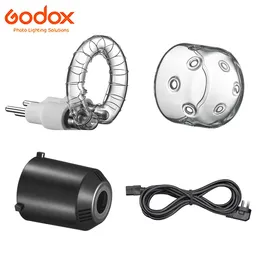 Sacos Godox Qtiii Acessório 400w 600w 1200w Lâmpada de tubo de flash sobressalente/capa protetora de vidro/cabo de alimentação para Qt400iii Qt600iii Qt1200iii